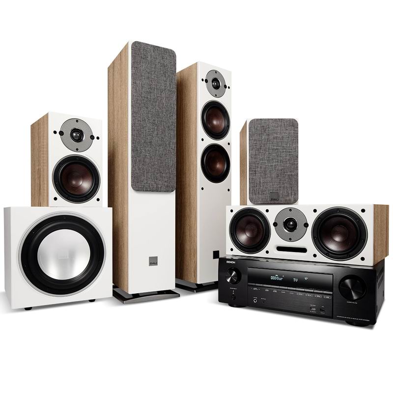 Домашний кинотеатр Denon AVR X1700H DALI Oberon HCS купить в