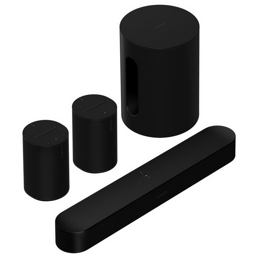Саундбар Sonos Beam Gen 2 + Sub Mini + Era 100 Black