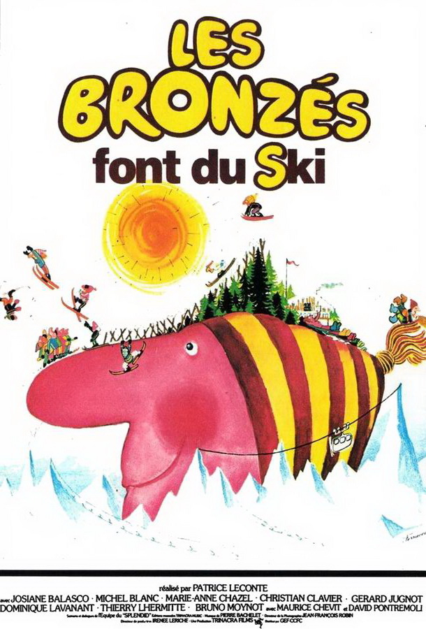 Загорелые на лыжах / Les bronzés font du ski