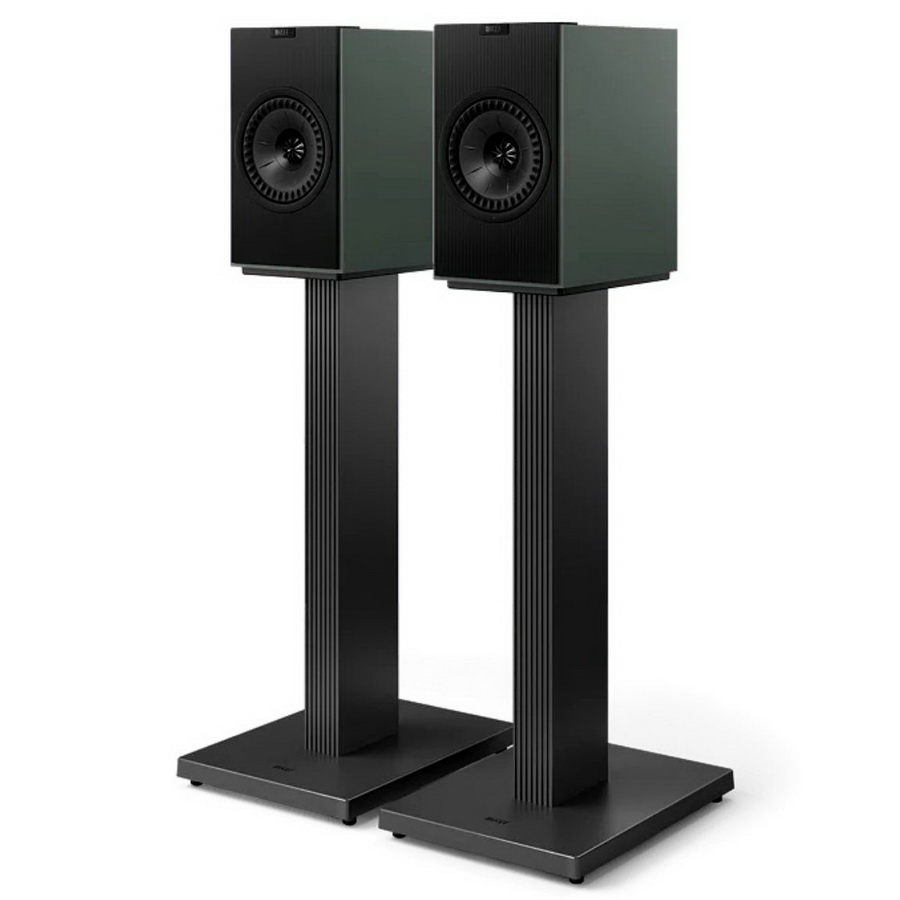 KEF Coda W & SQ1 Stand Moss Green KEF Coda W & SQ1 Stand Moss Green