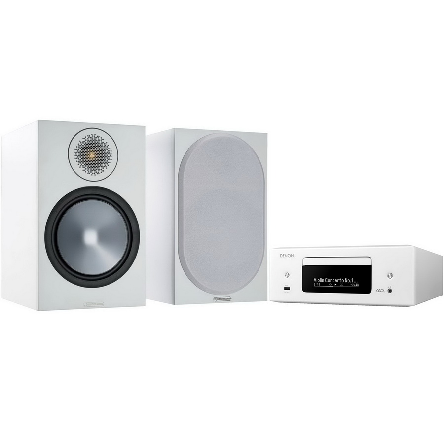 Музыкальный центр Denon Ceol N12DAB & M/A Bronze 100 White