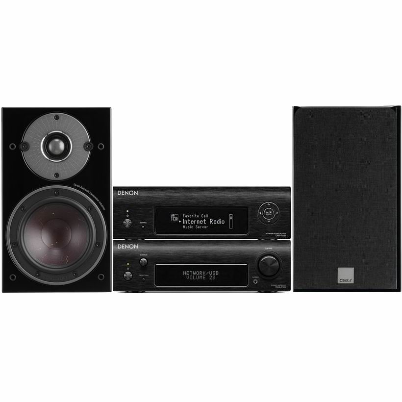 Музыкальный центр Denon D-F109N & Dali Oberon 1 Black
