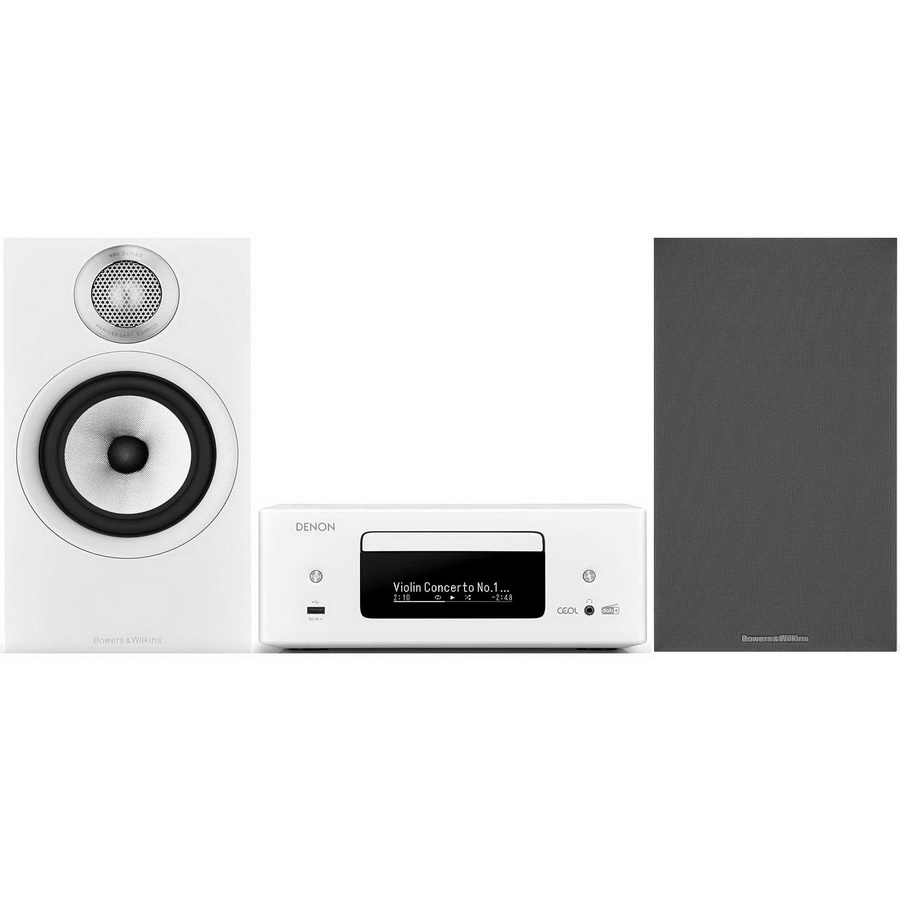 Музыкальный центр Denon Ceol N12DAB & B&W 607 S3 White