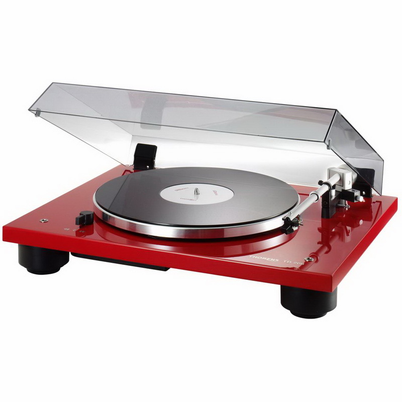 Thorens TD 206 Red High Gloss