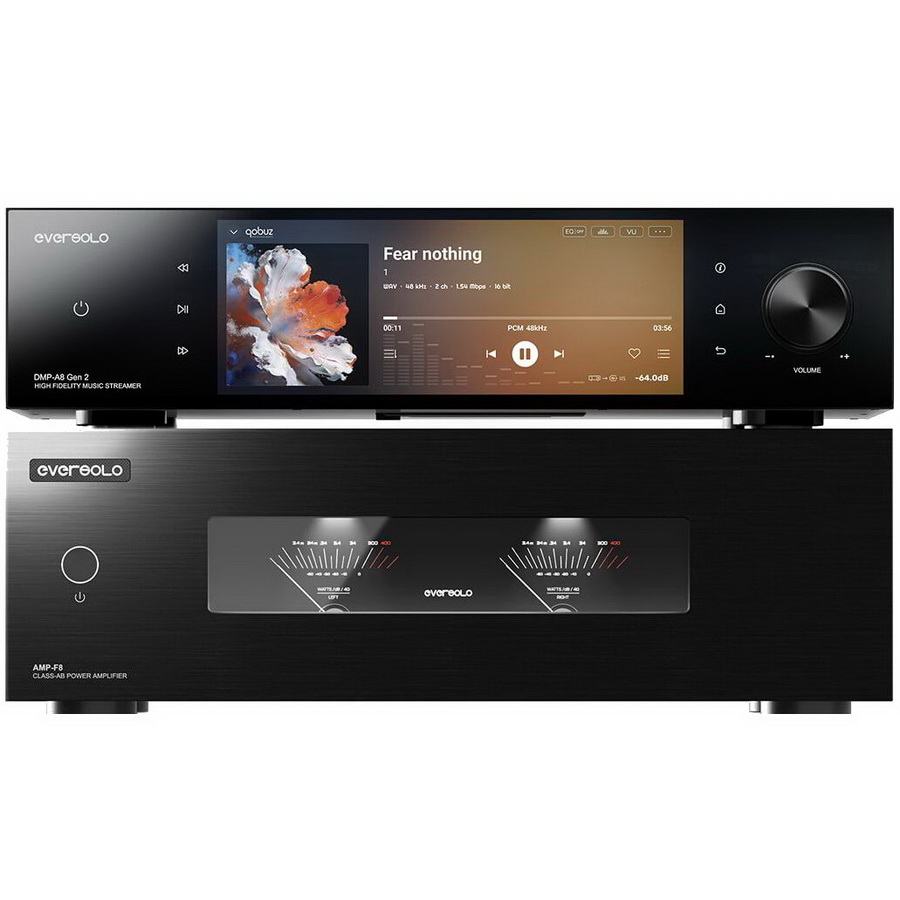 Hi-Fi Комплект Eversolo DMP-A8 Gen 2 + EverSolo AMP-F8 Hi-Fi Комплект Eversolo DMP-A8 Gen 2 + EverSolo AMP-F8