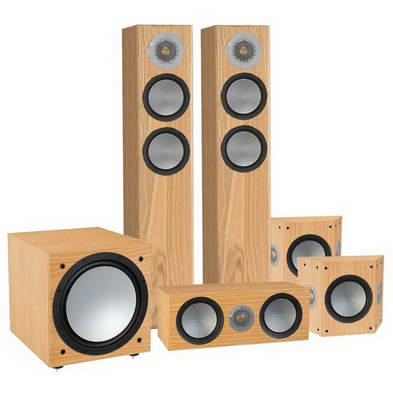 Комплект акустики Monitor Audio Silver 200 AV12 Natural Oak Комплект акустики Monitor Audio Silver 200 AV12 Natural Oak