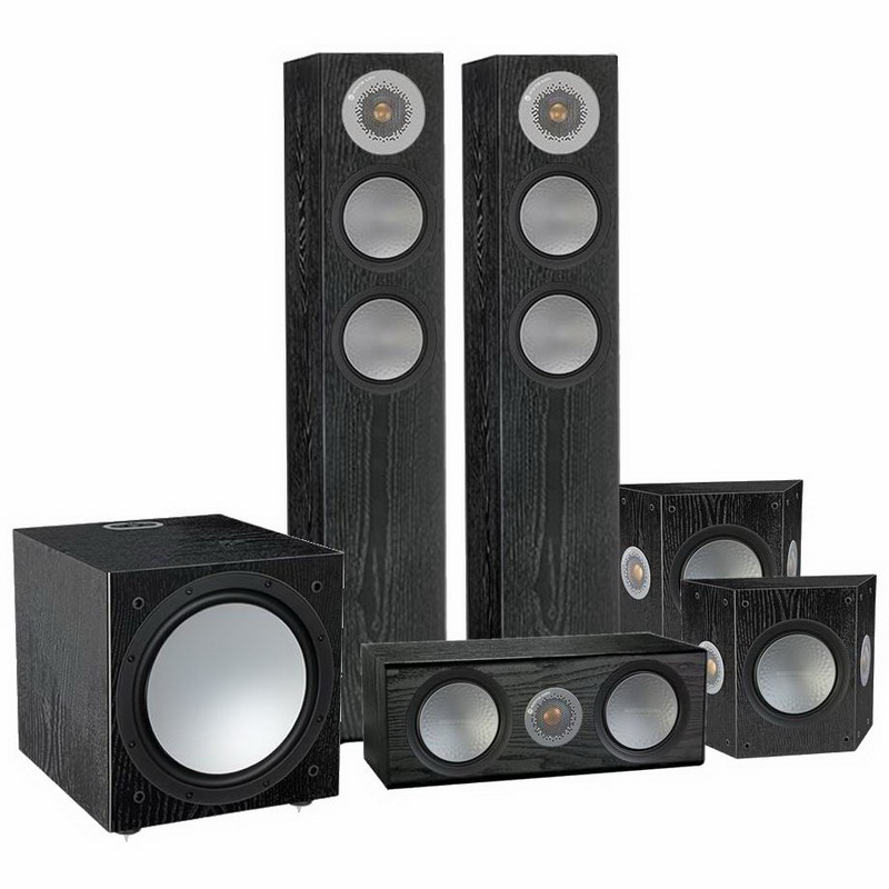 Комплект акустики Monitor Audio Silver 200 AV12 Black Oak
