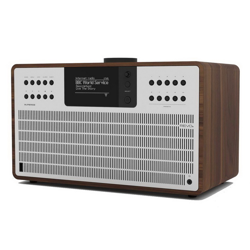 Аудиосистема Revo SuperCD Walnut/Silver