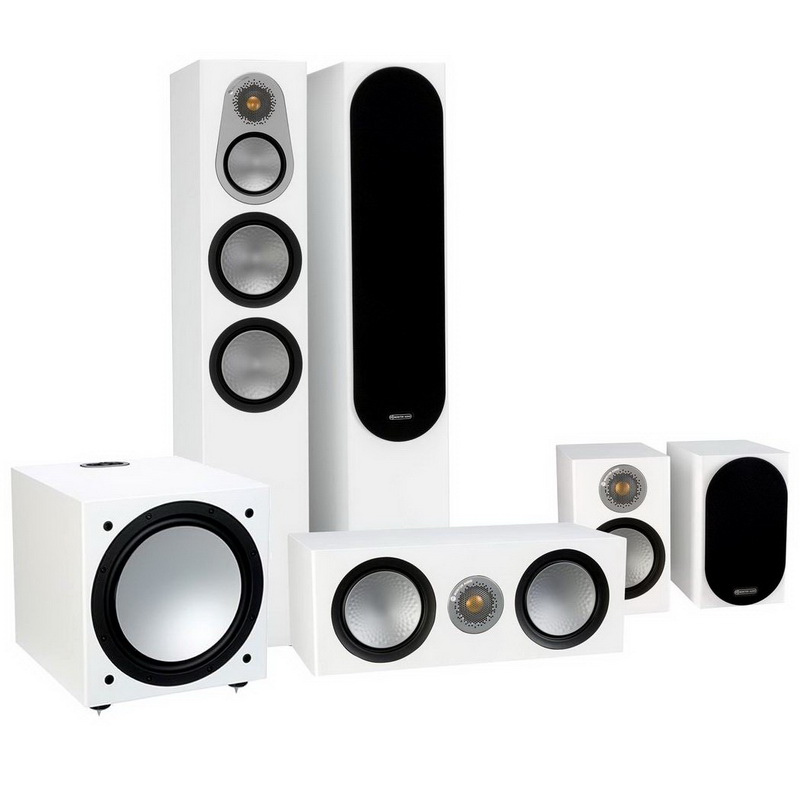 Комплект акустики Monitor Audio Silver 300 AV12 Satin White Комплект акустики Monitor Audio Silver 300 AV12 Satin White