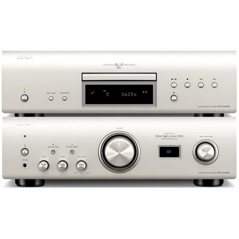 Hi-Fi Комплект Denon PMA-1600NE + DCD-1600NE Silver