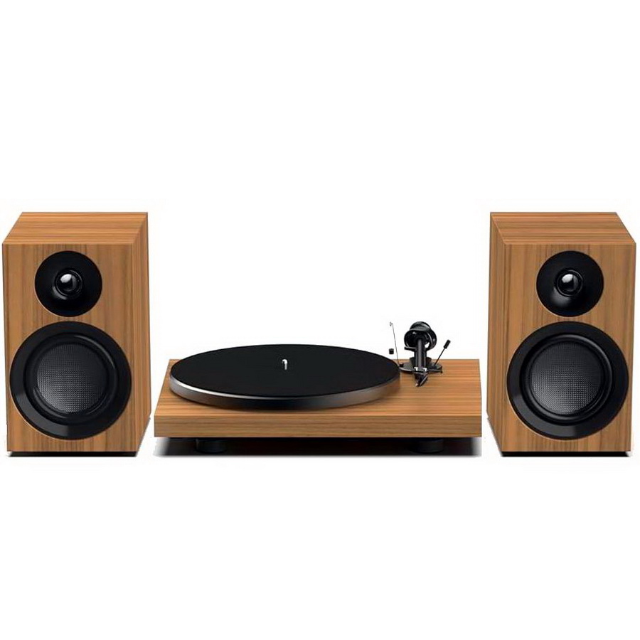 Музыкальный центр Pro-Ject Colourful Audio System E Walnut Музыкальный центр Pro-Ject Colourful Audio System E Walnut