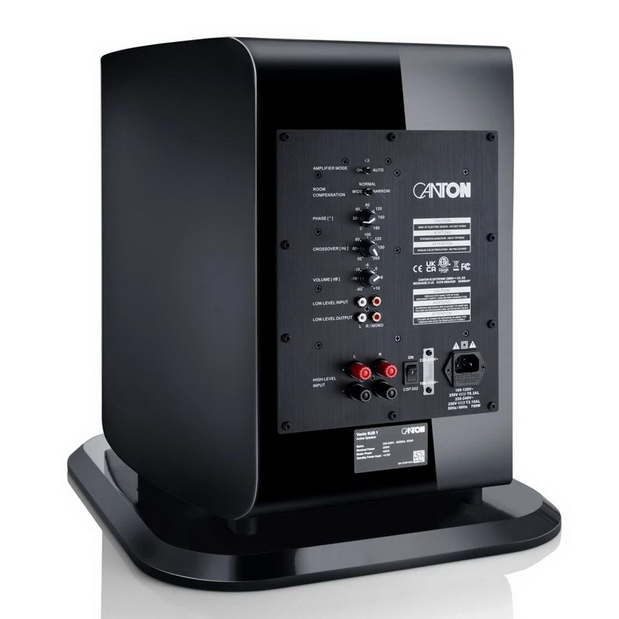 Акустическая система Canton Vento SUB 1 Black High Gloss