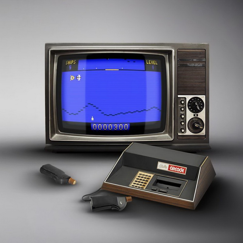 Второе поколение игровых приставок (1976- 1983 год)