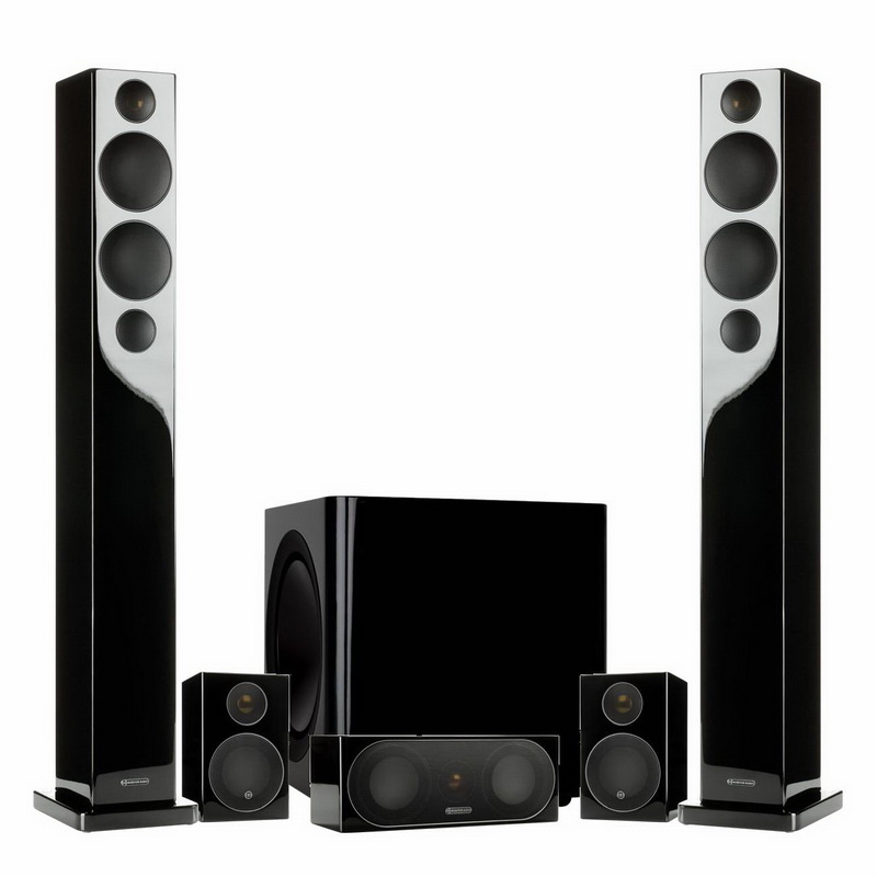 Комплект акустики Monitor Audio Radius R270 HT1 Black Gloss Комплект акустики Monitor Audio Radius R270 HT1 Black Gloss